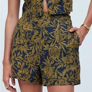 Madewell Clean Pull-on Shorts in 100% Linen, Size XXS